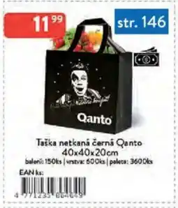 Qanto Taška netkaná černá Qanto nabídka