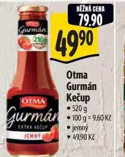 Albert Otma Gurmán Kečup 520 g nabídka