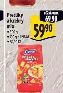 Albert Preclíky a krekry mix 500 g nabídka