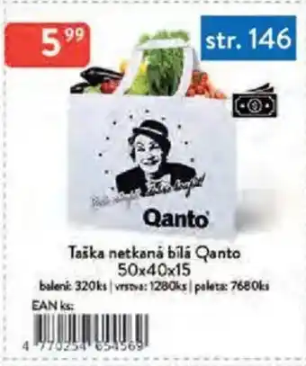 Qanto Taška netkaná bílá Qanto nabídka