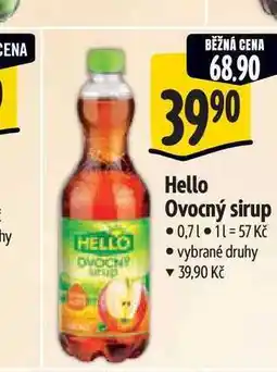 Albert Hello Ovocný sirup 0,71 nabídka