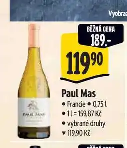Albert Paul Mas 0,75 l nabídka