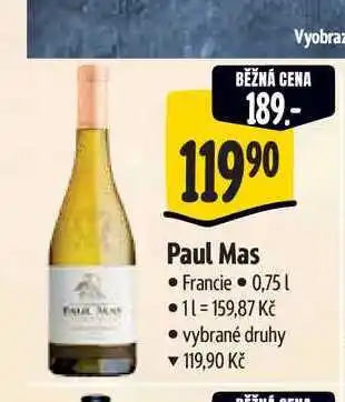 Albert Paul Mas 0,75 l nabídka