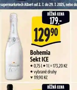 Albert Bohemia Sekt ICE 0,75 l nabídka