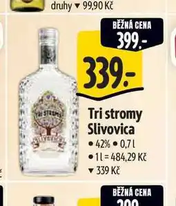 Albert Tri stromy Slivovica 0,7 l nabídka