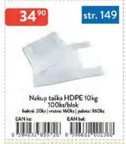 Qanto Nakup taška HDPE nabídka