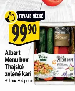 Albert Albert Menu box Thajské zelené kari 4 porce nabídka