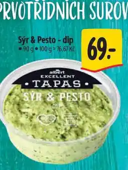 Albert Sýr & Pesto - dip 90 g nabídka
