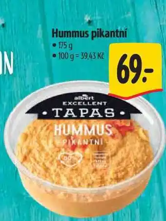 Albert Hummus pikantní 175 g nabídka