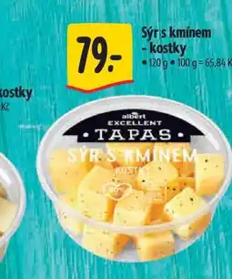 Albert Sýr s kmínem - kostky 120 g nabídka