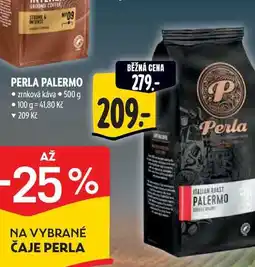 Albert PERLA PALERMO zrnková káva 500 g nabídka