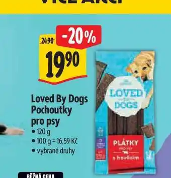 Albert Loved By Dogs Pochoutky pro psy 120 g nabídka