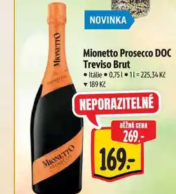 Albert Mionetto Prosecco DOC Treviso Brut 0,75 l nabídka
