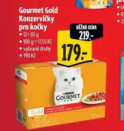 Albert Gourmet Gold Konzervičky pro kočky 12× 85 g nabídka