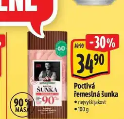 Albert Poctivá řemeslná šunka 100 g nabídka