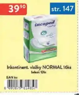 Qanto Inkontinent. vložky Normal nabídka