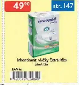 Qanto Inkontinent. vložky Extra nabídka