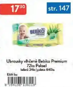 Qanto Ubrousky vlhčené Bebiko Premium nabídka