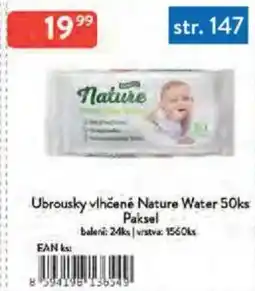 Qanto Ubrousky vlhčené Nature Water Paksel nabídka