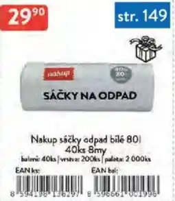 Qanto Nakup sáčky odpad bilé nabídka