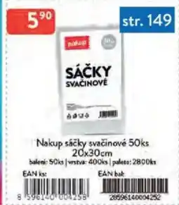 Qanto Nakup sáčky svačinové nabídka