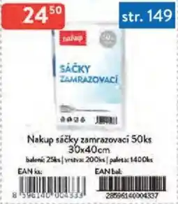 Qanto Nakup sáčky zamrazovací nabídka