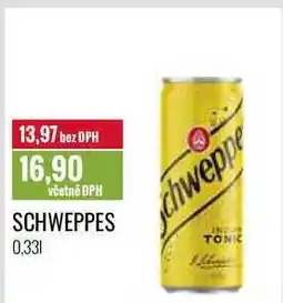 Ratio SCHWEPPES 0,33l nabídka