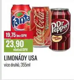 Ratio LIMONÁDY USA 355ml nabídka