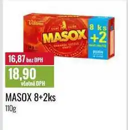 Ratio MASOX 8+2ks 110g nabídka