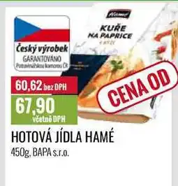 Ratio HOTOVÁ JÍDLA HAMÉ 450g nabídka