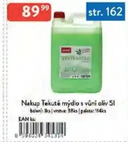 Qanto Nakup Tekuté mýdlo s vůni oliv nabídka