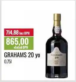 Ratio GRAHAMS 20 yo 0,75l nabídka