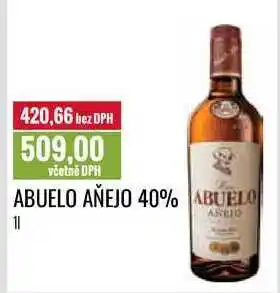 Ratio ABUELO AÑEJO 40% 1l nabídka