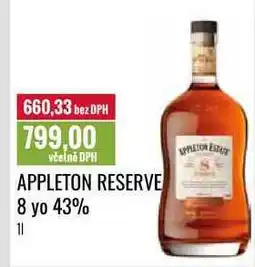 Ratio APPLETON RESERVE 8 yo 43% 1l nabídka