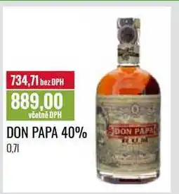Ratio DON PAPA 40% 0,7l nabídka