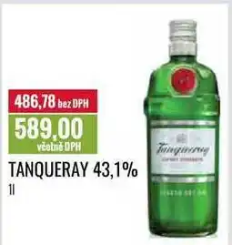 Ratio TANQUERAY 43,1% 1l nabídka