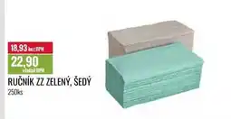 Ratio RUČNÍK ZZ ZELENÝ, ŠEDÝ 250ks nabídka