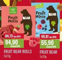 Ratio FRUIT BEAR 5x20g nabídka