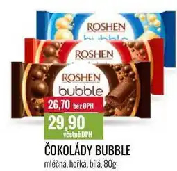 Ratio ČOKOLÁDY BUBBLE 80g nabídka