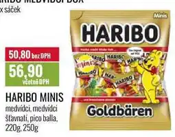Ratio HARIBO MINIS 220g, 250g nabídka