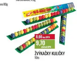 Ratio ŽVÝKAČKY KULIČKY 16ks nabídka