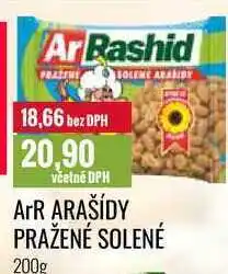 Ratio ArR ARAŠÍDY PRAŽENÉ SOLENÉ 200g nabídka