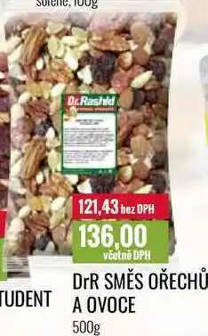 Ratio DrR SMĚS OŘECHŮ TUDENT A OVOCE 500g nabídka