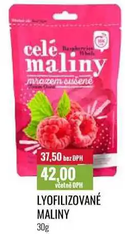 Ratio LYOFILIZOVANÉ MALINY 30g nabídka