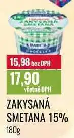 Ratio ZAKYSANÁ SMETANA 15% 180g nabídka