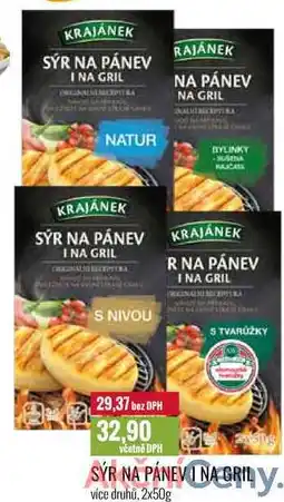 Ratio SÝR NA PÁNEVI NA GRILY 2x50g nabídka