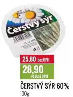 Ratio ČERSTVÝ SÝR 60% 100g nabídka