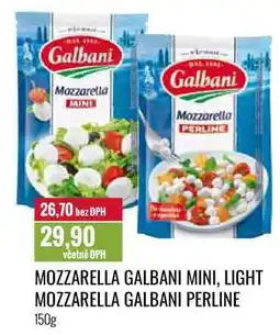 Ratio MOZZARELLA GALBANI MINI, LIGHT, MOZZARELLA GALBANI PERLINE 150g nabídka