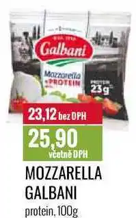 Ratio MOZZARELLA GALBANI protein, 100g nabídka