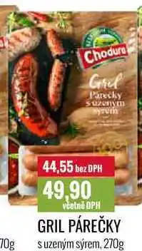 Ratio GRIL PÁREČKY s uzeným sýrem, 270g nabídka